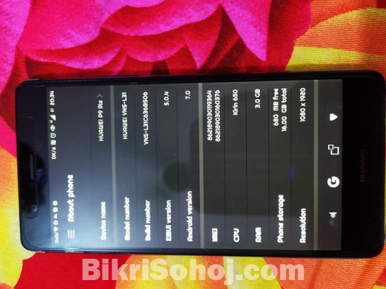 Huawei P9 Lite 3/16 (Black Edition)